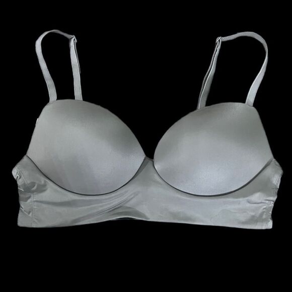 Victoria’s Secret DEMI padded no wire bralette bra Xsmall gray - Picture 2 of 4